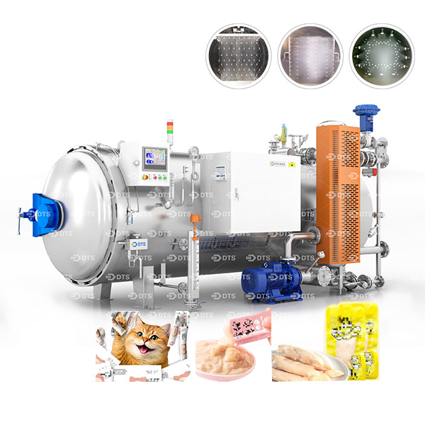 China Retort Machine for Pouched Pet Snacks DTS Water Spray Retort ...